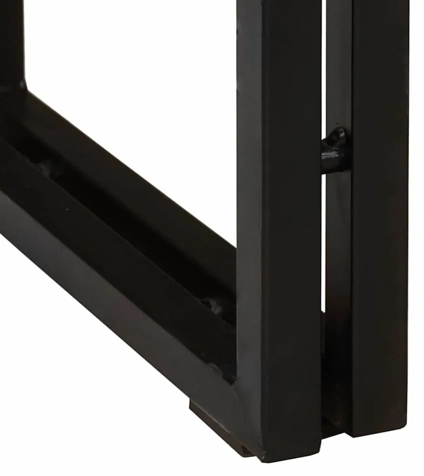 Mesa Consola 160x33x75 cm Madeira Recuperada Sólida