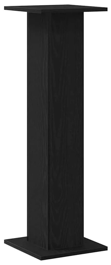 Suporte para Plantas vidaXL 2 pcs Carvalho Preto 30x30x95 cm Madeira C