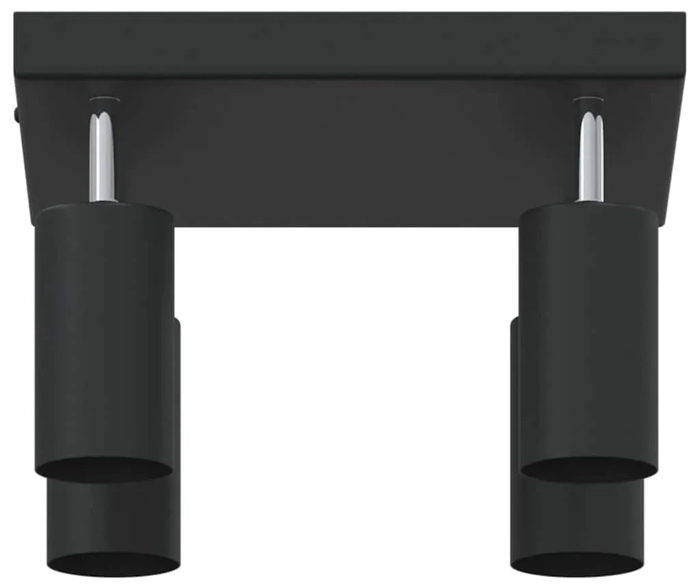 Spotlight de Teto 4 Vias Ajustável Preto GU10