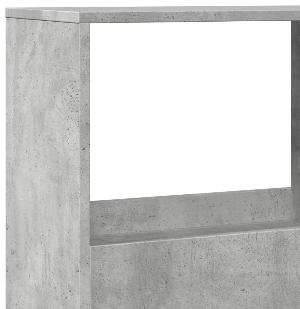 Estante 100x33x155,5 cm derivados de madeira cinzento cimento
