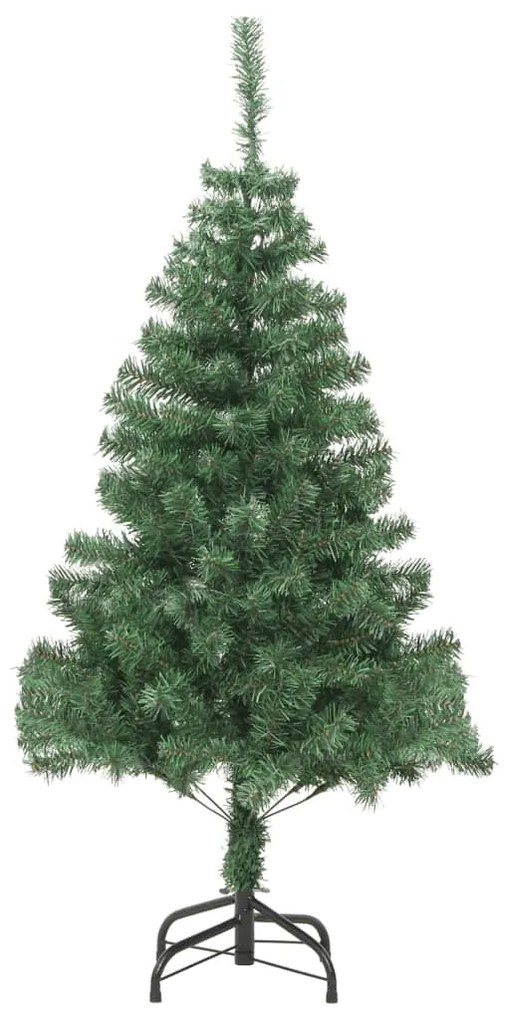 Árvore de Natal artificial com suporte de aço 210 cm 910 ramos