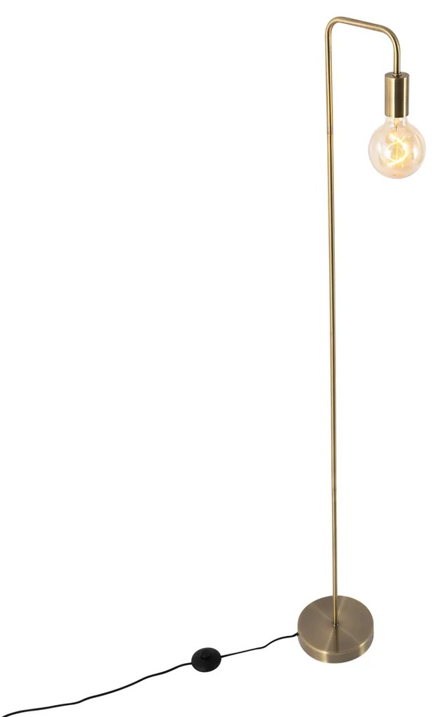 Candeeiro de pé moderno bronze - Facil