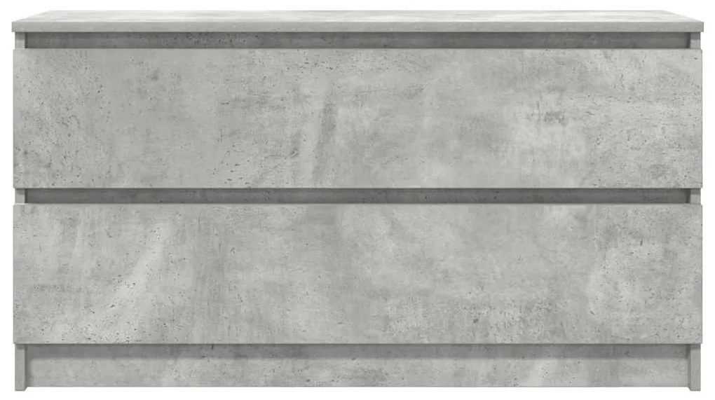 Móvel p/ TV 100x35x54 cm madeira processada cinzento cimento