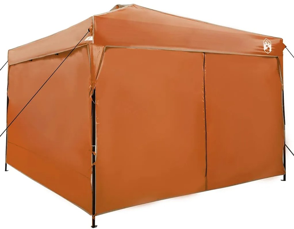 Tenda de Toldo Laranja 300 x 300 x 227 / 236 / 245 cm Tecido Oxford