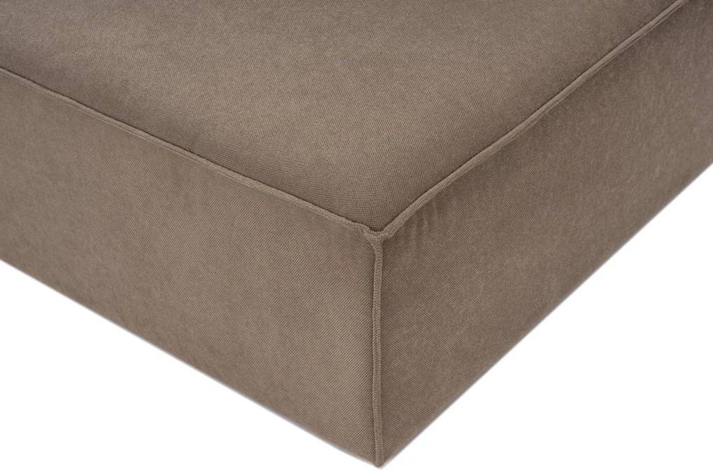 Sofá de Canto Sora – Cappuccino – 350x65x190 cm