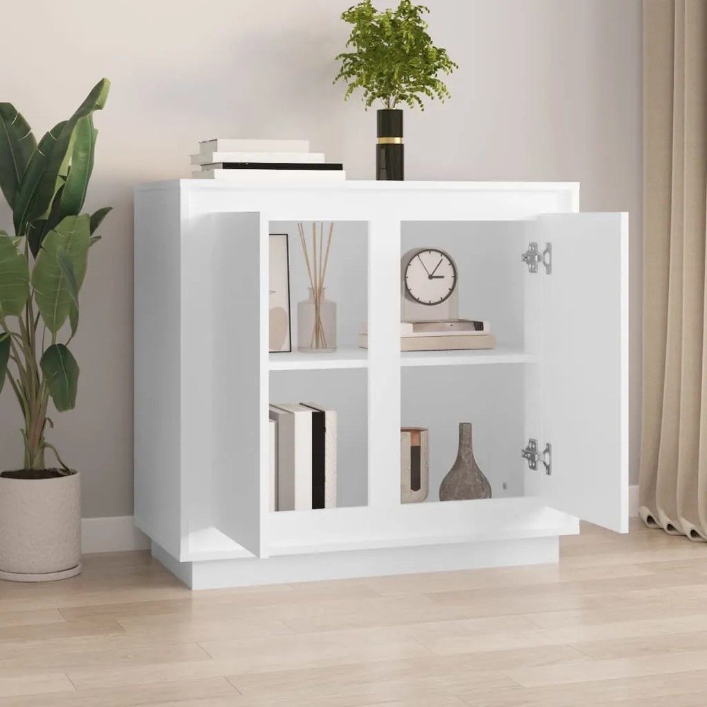 Aparador 80x34x75 cm derivados de madeira branco