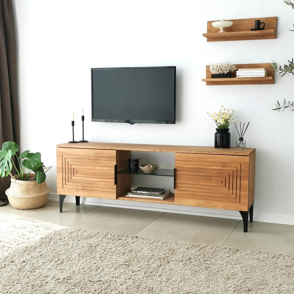 Móvel de TV Joanne – Carvalho – 150x40x30 cm