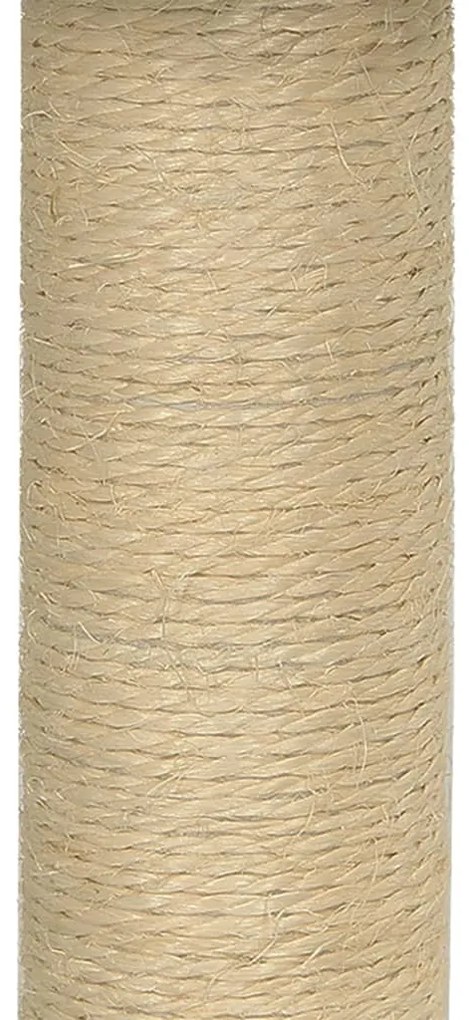 Árvore p/ gatos c/ poste arranhador sisal 74 cm cinzento-escuro