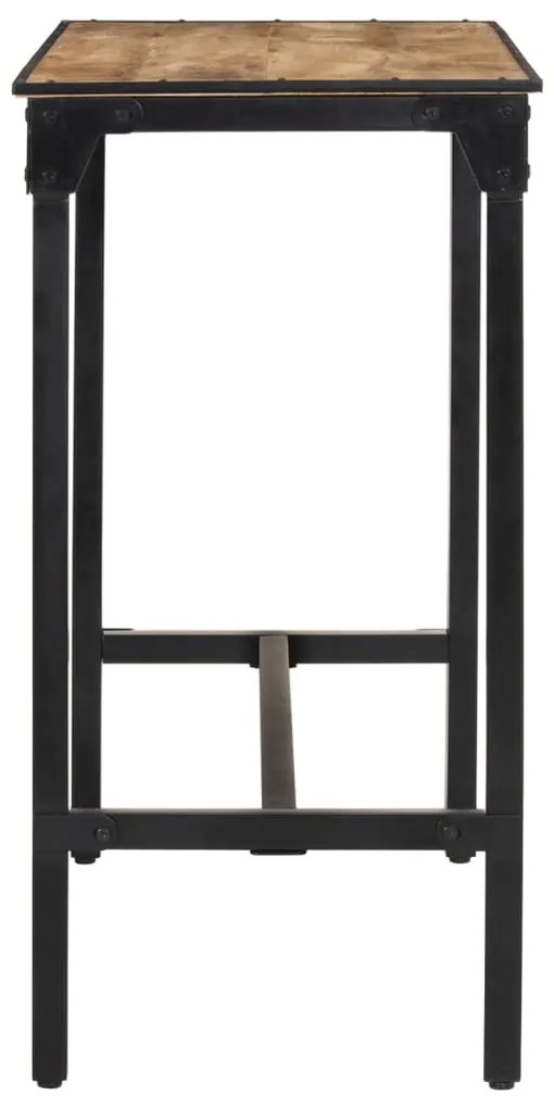 Mesa de bar 110x55x107 cm madeira de mangueira áspera maciça