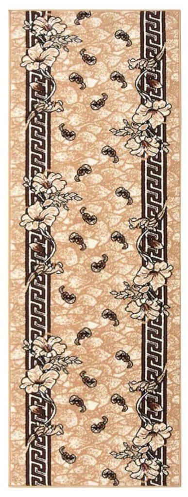 vidaXL Passadeira 80x200 cm polipropileno bege