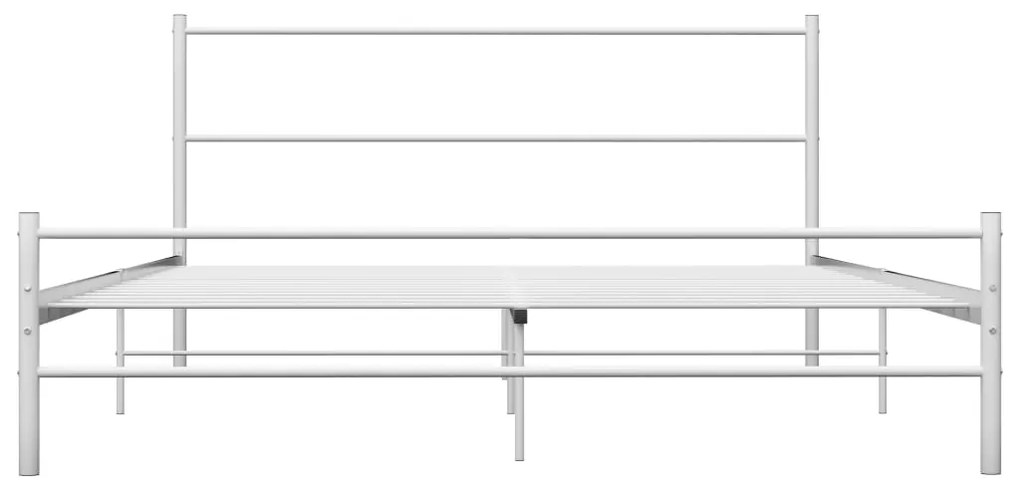 Estrutura de cama 120x200 cm metal branco
