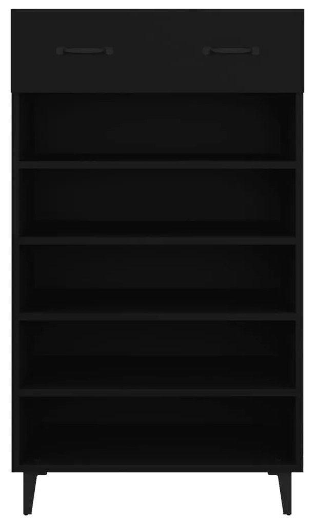 Sapateira 60x35x105 cm derivados de madeira preto
