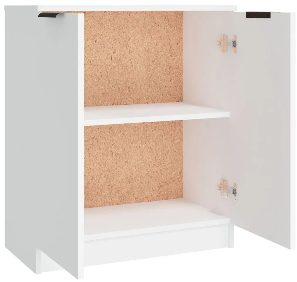 Aparadores 3 pcs madeira processada branco
