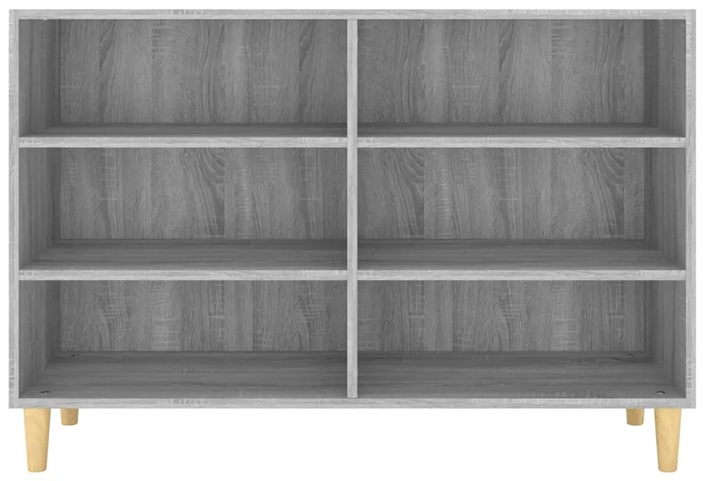 Aparador 103,5x35x70 cm derivados de madeira cinzento sonoma