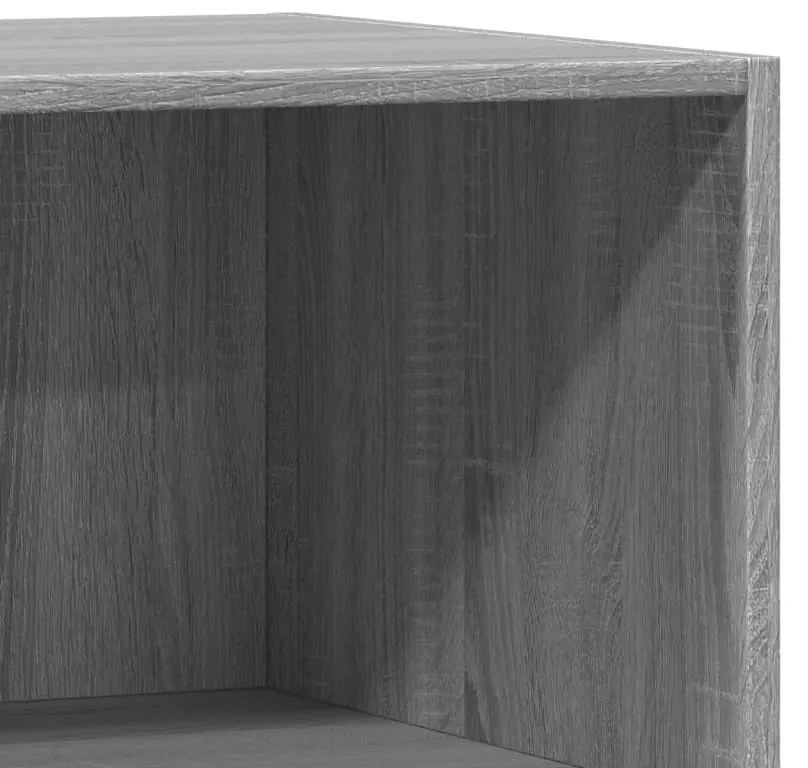 Roupeiro 77x48x102 cm derivados de madeira cinzento sonoma