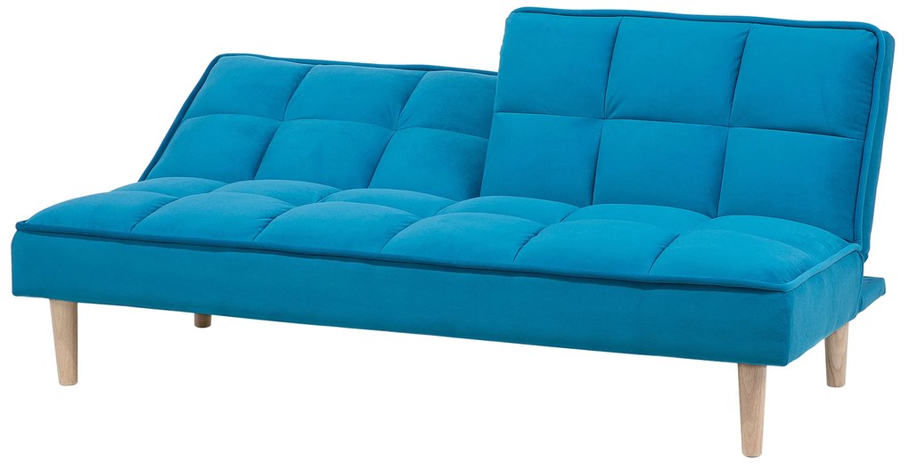 Sofá-cama azul SILJAN Beliani