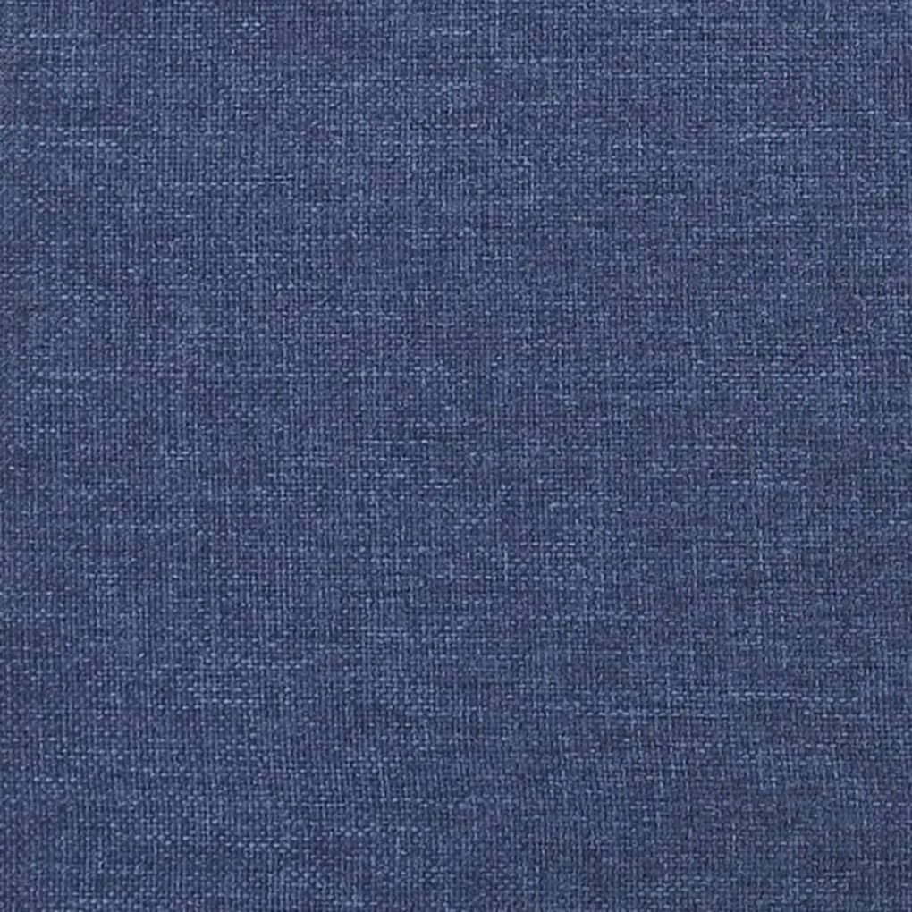 Estrutura de cama 90x190 cm tecido azul