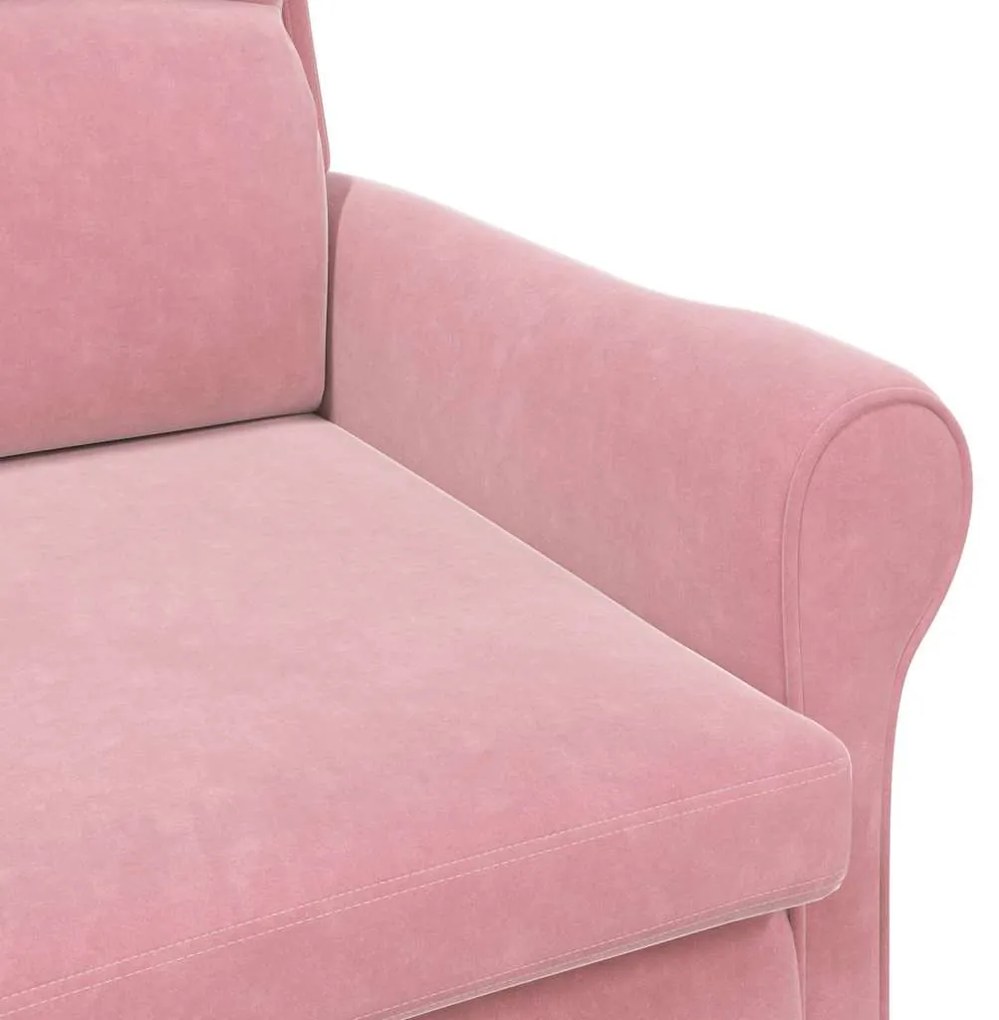Poltrona Rosa Empoeirada Rosa Largo