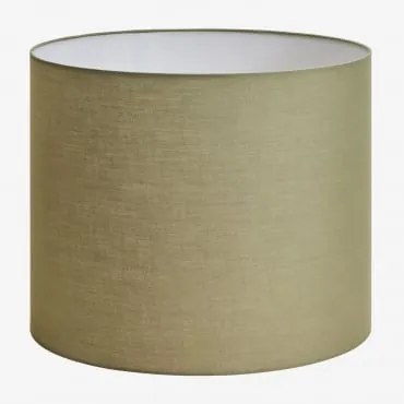Abajur Em Tecido Arlina Verde Sálvia & Ø50 Cm - ↑40 Cm - Sklum