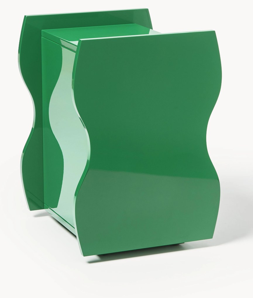Mesa de cabeceira ondulada Emina