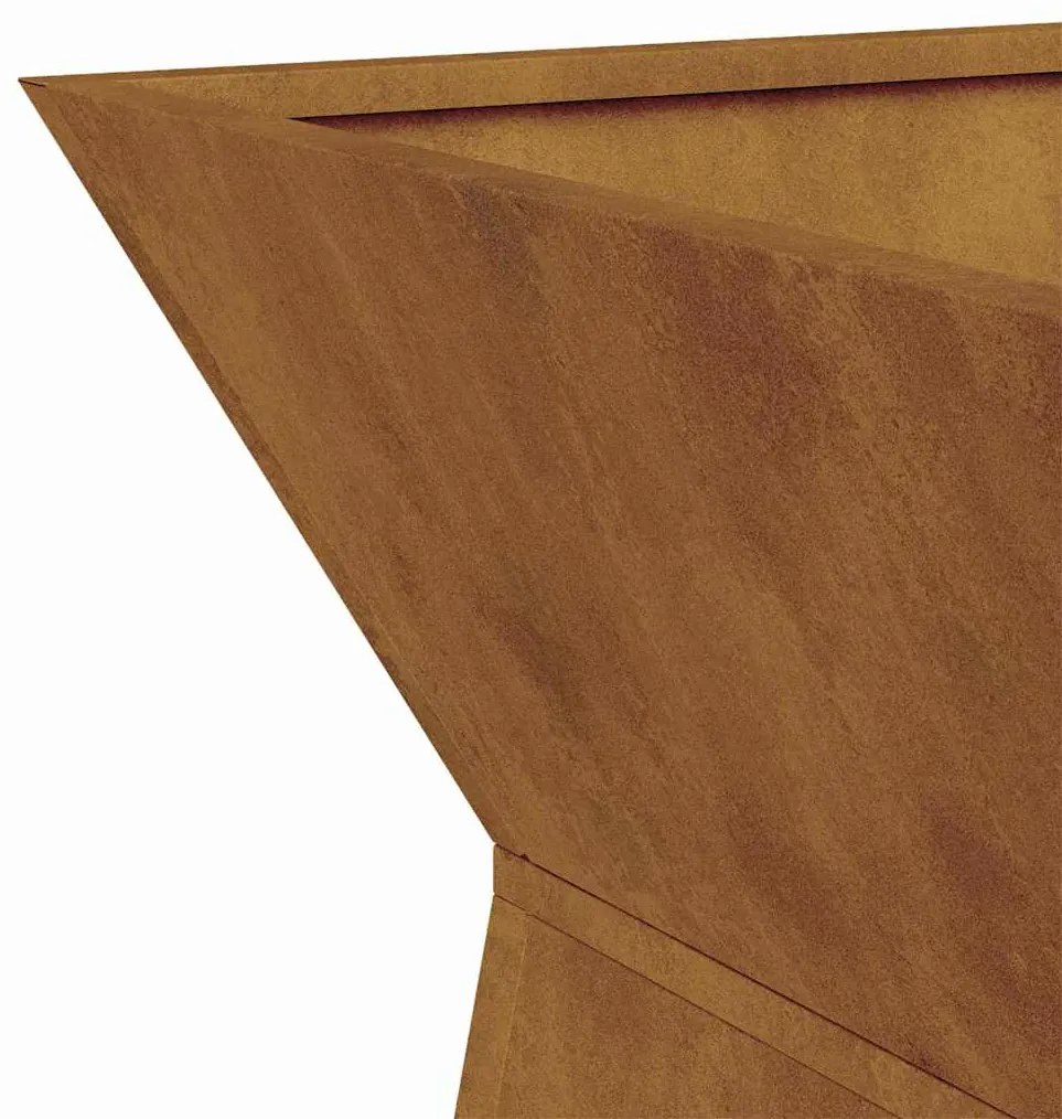 Suporte para Plantas Aço corten 40 x 40 x 101 cm
