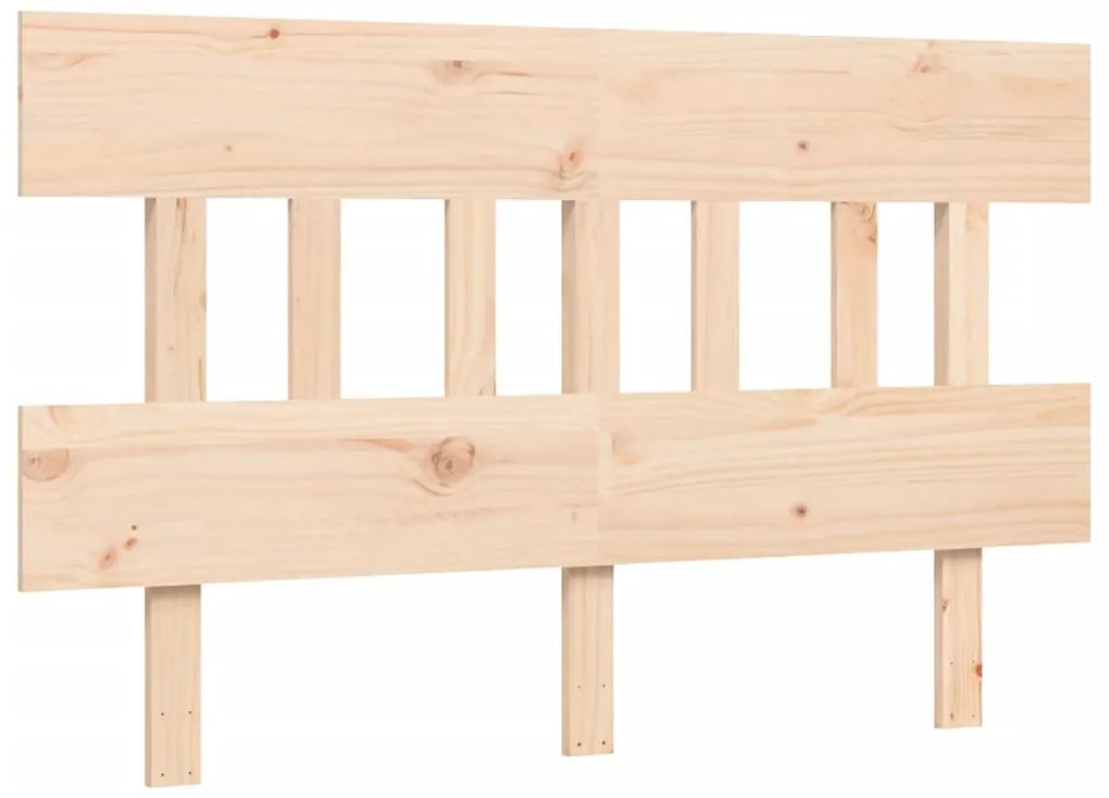 Cama de casal para idosos com cabeceira madeira maciça