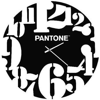 Relógios Homemania  Relogio Numbers, Pantone, Preto, Branco, 40x0,15x40cm