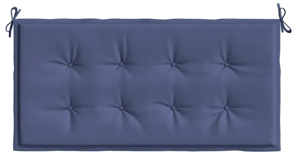 Almofadão p/ banco jardim 100x50x4cm tecido oxford azul-marinho