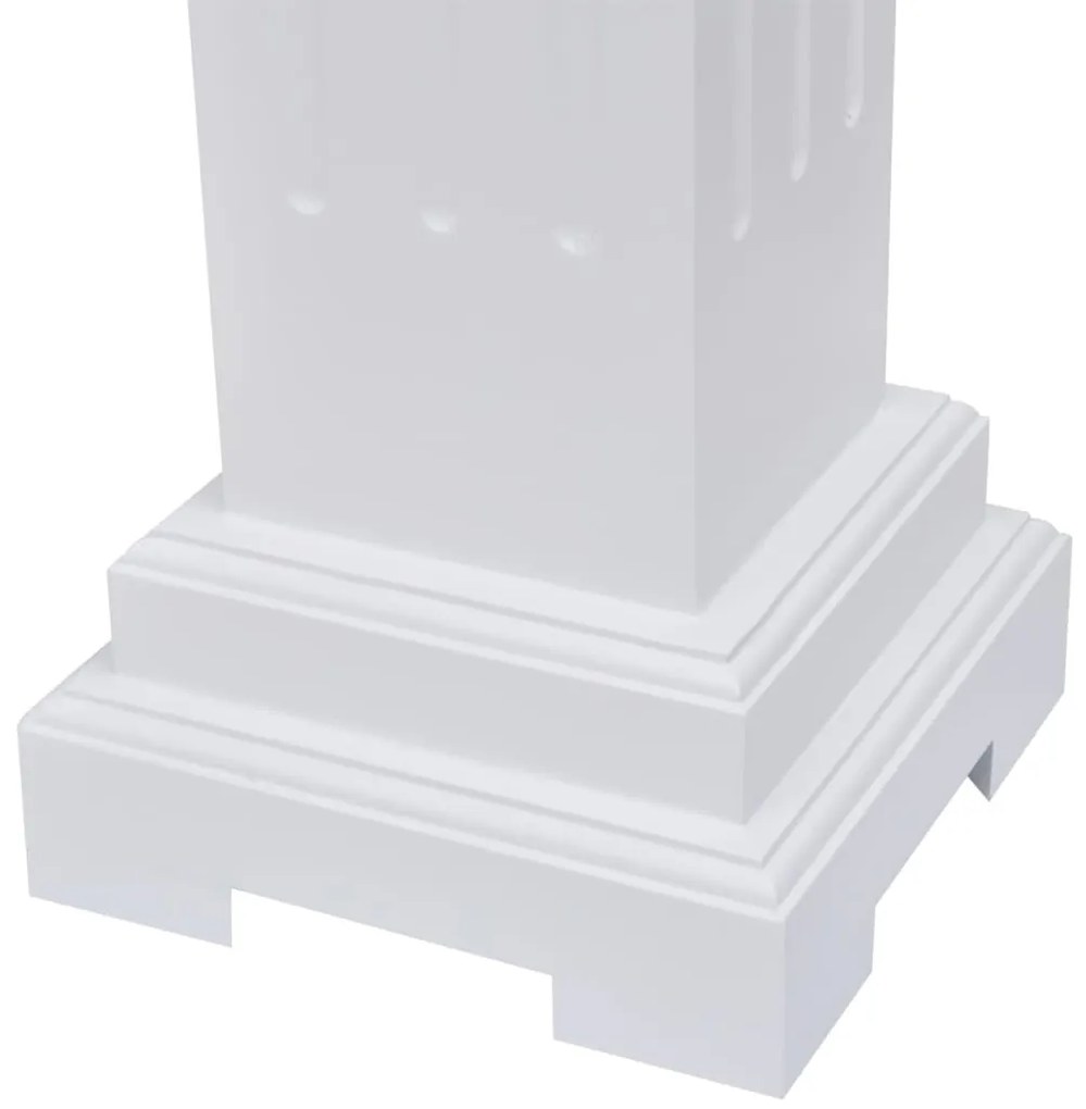 Coluna clássica quadrada / suporte para plantas MDF
