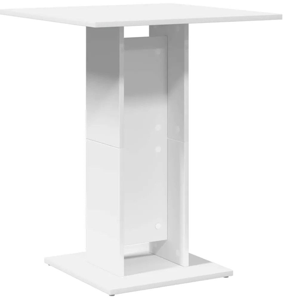 Mesa de bistrô 60x60x75 cm derivados de madeira branco