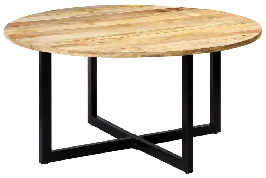 Mesa de jantar 150x73 cm madeira de mangueira maciça