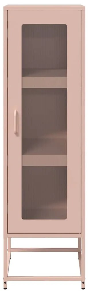 Móvel alto 36x39x123 cm aço laminado a frio rosa
