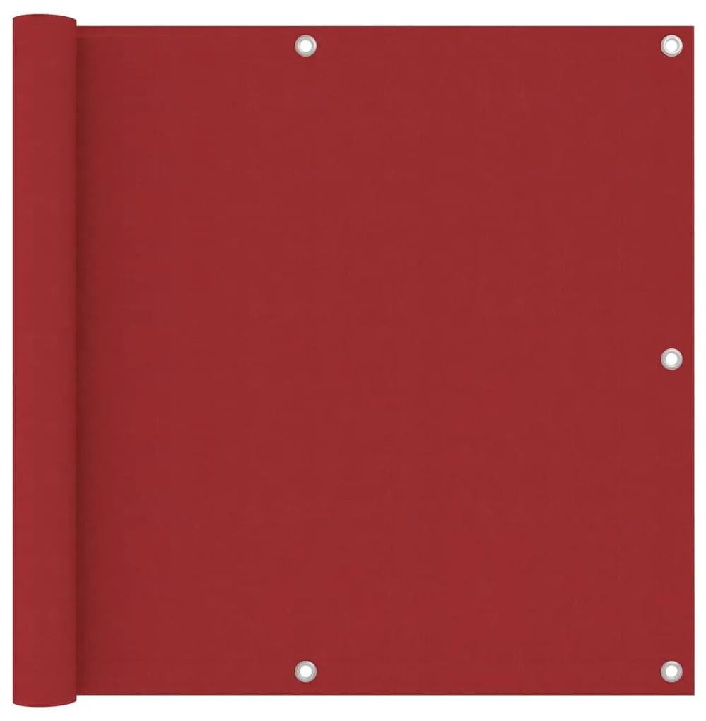 Tela de varanda 90x300 cm tecido Oxford vermelho