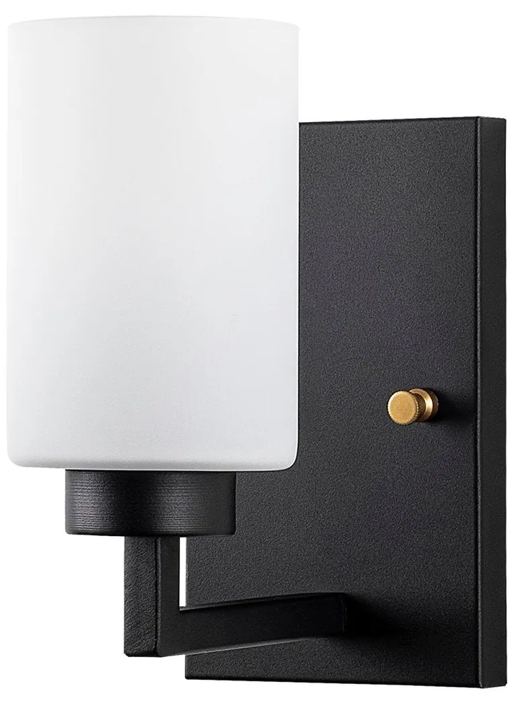 Candeeiro de Parede Hania – Preto e Branco – 10 x 19 x 23 cm