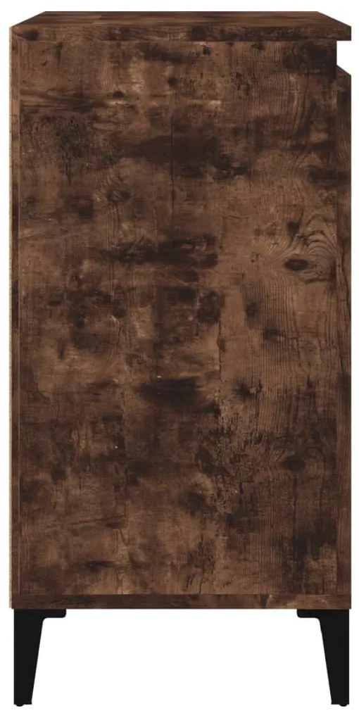 Mesa cabeceira 40x35x70 cm derivados madeira carvalho fumado