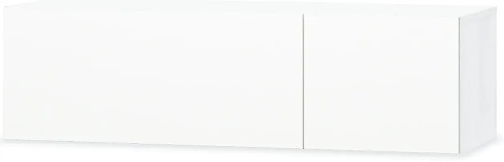 Móveis de TV em aglomerado 2 pcs 120x40x34 cm branco brilhante