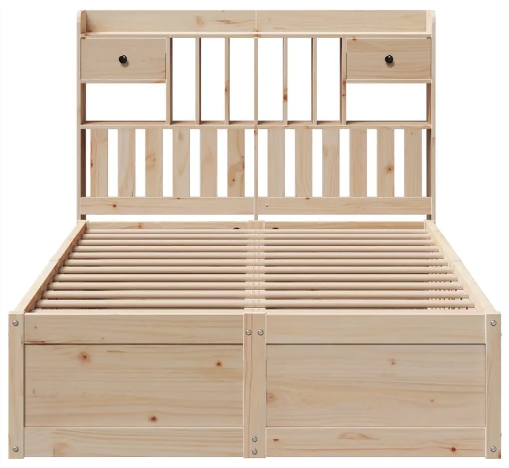 Cama sem colchão 135x190 cm madeira de pinho maciça