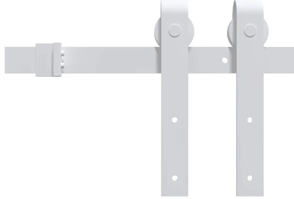 Porta Deslizante com Conjunto de Hardware 73.5x211 cm Madeira Sólida d
