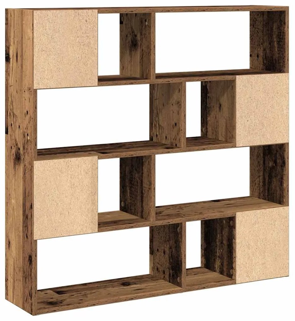 Estante/divisória 105x24x102 cm cor madeira velha