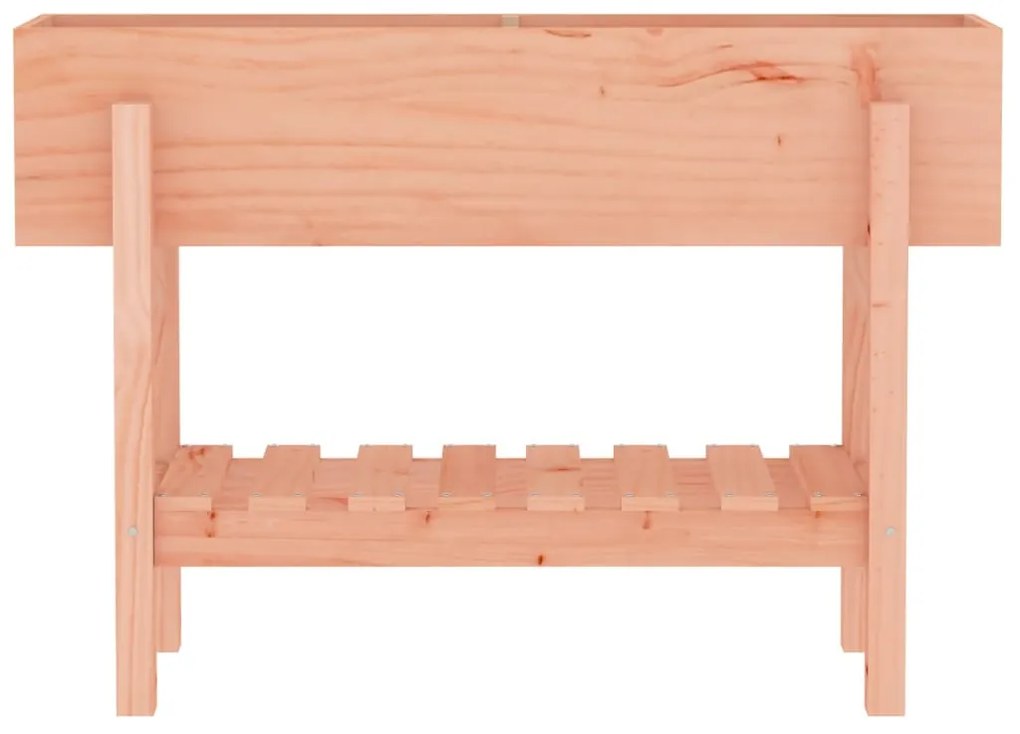 Canteiro elevado jardim 101x30x69 cm madeira de douglas maciça