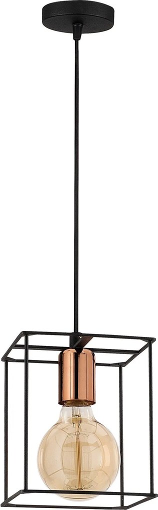 Candeeiro de Teto Selimiye – Preto – 15 cm x 109 cm