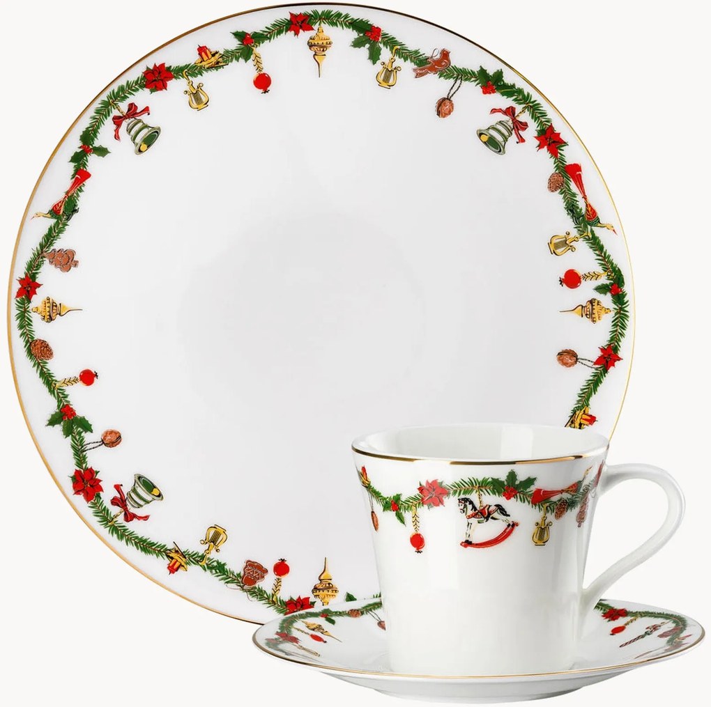 Serviço de mesa de Natal Nora, conjunto de 3