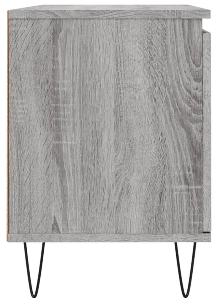 Móvel de TV 104x35x50 cm derivados de madeira cinzento sonoma