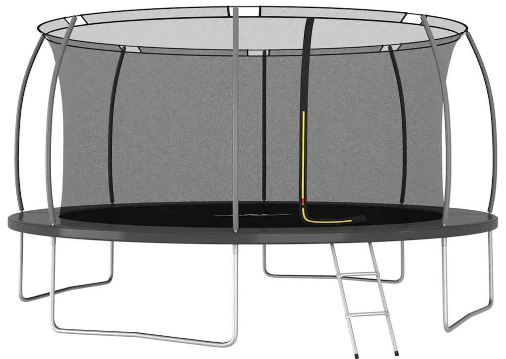 Conjunto de trampolim redondo 460x80 cm 150 kg