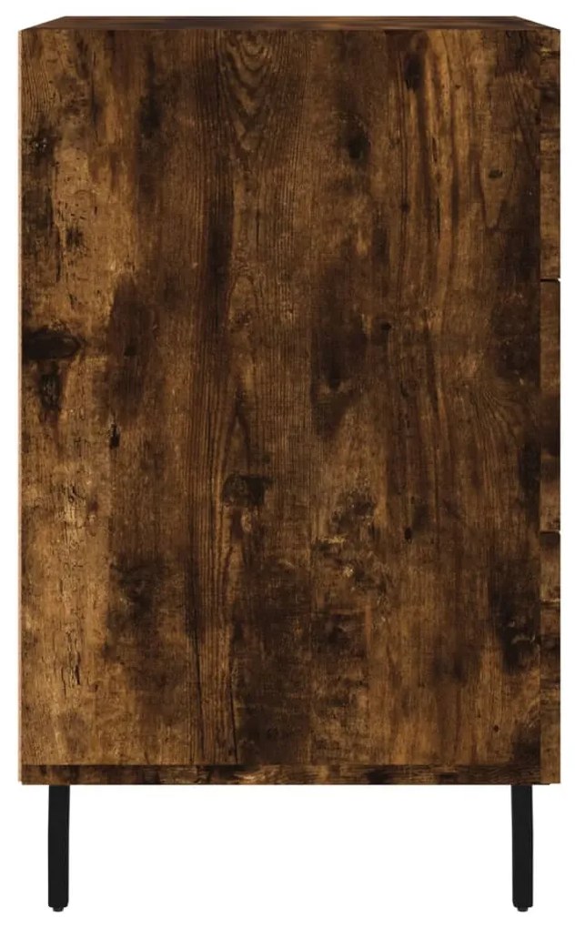 Mesa cabeceira 40x40x66 cm derivados de madeira carvalho fumado