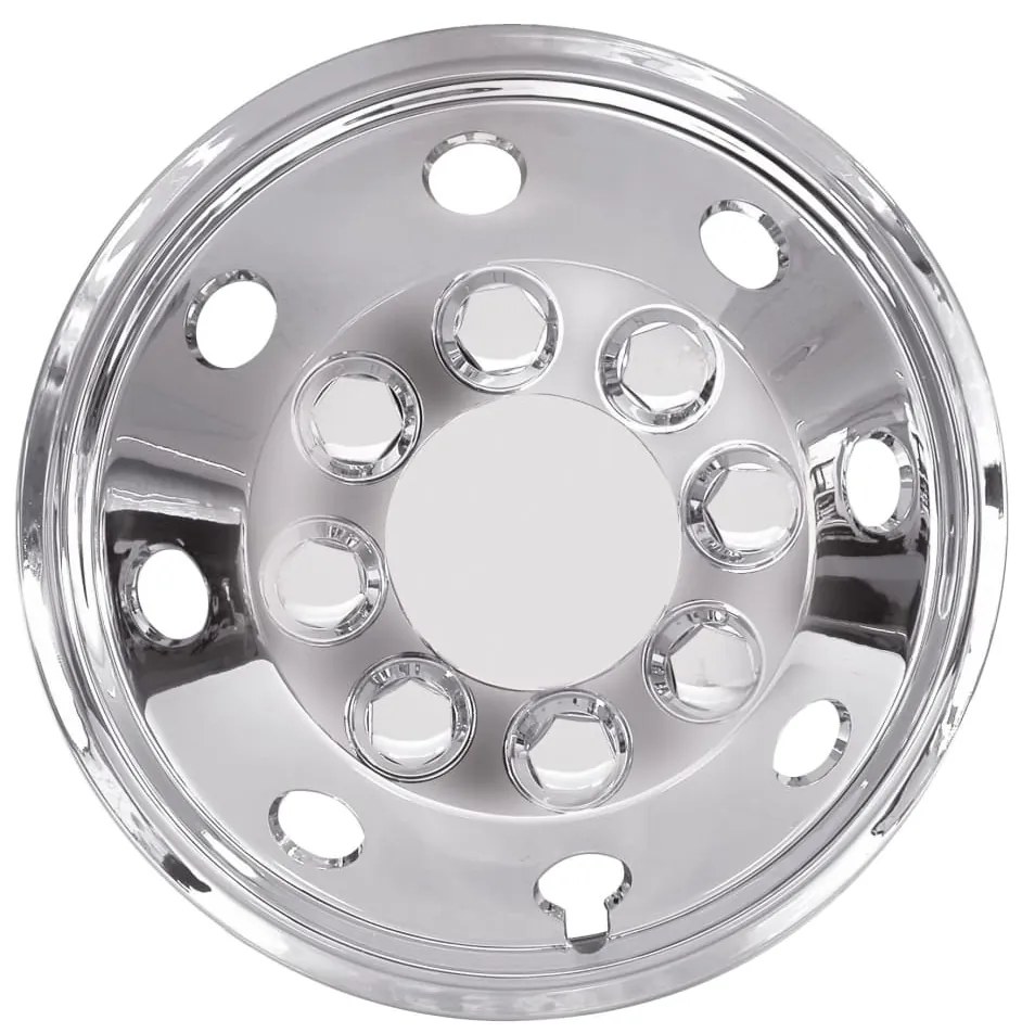 439356 Carpoint Conjunto de tampões de roda esférico 38 cm cromado