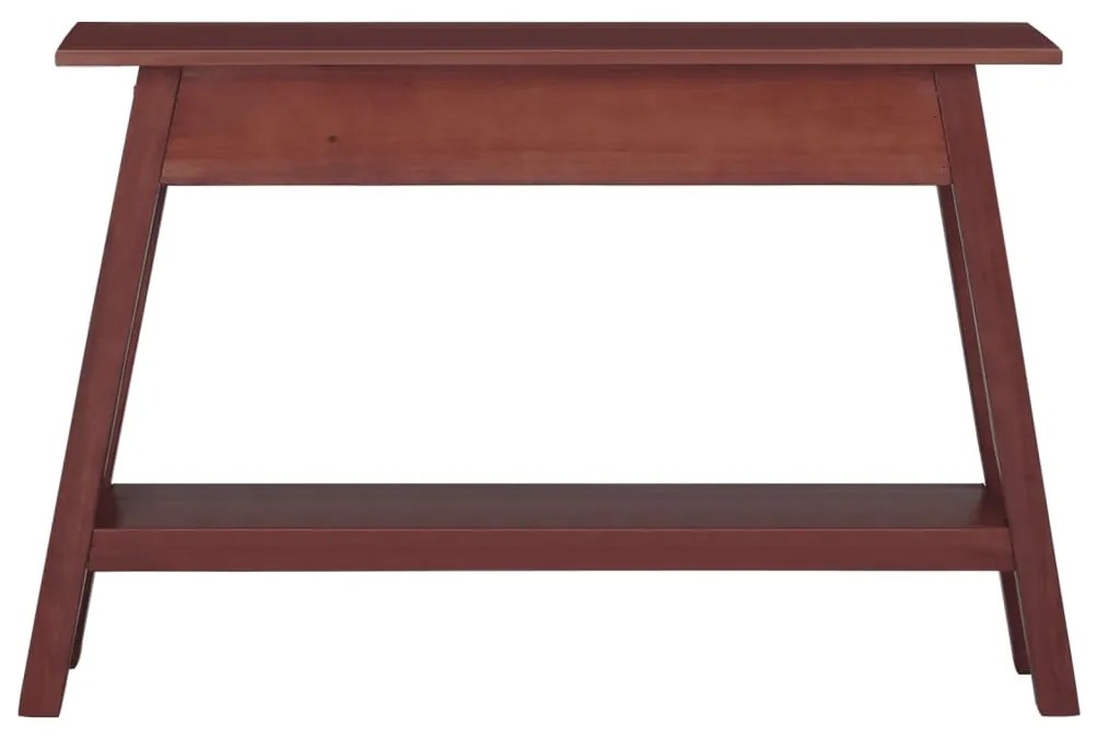 Mesa consola 110x30x75 cm madeira de mogno maciça castanho