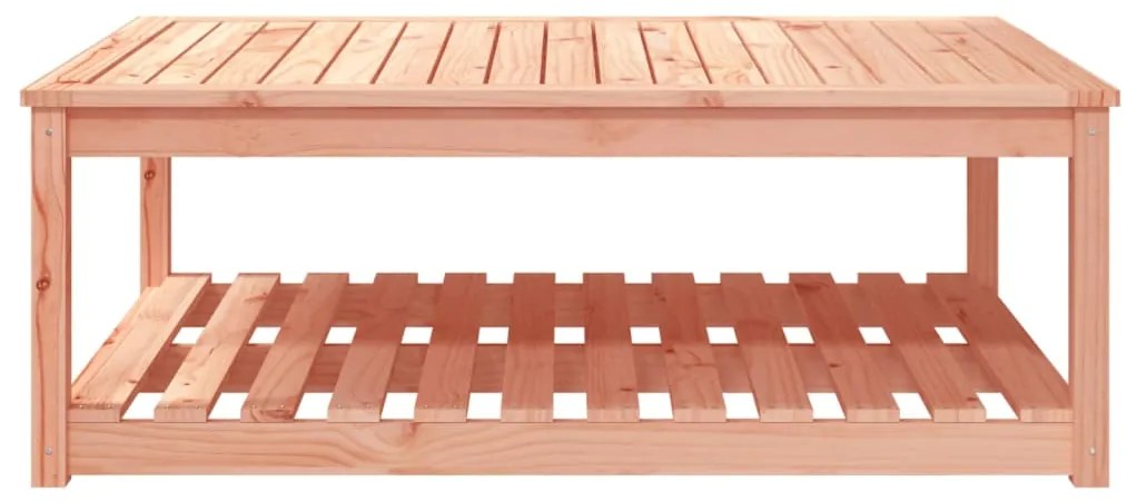 Mesa de jardim 121x82,5x45 cm madeira de douglas maciça