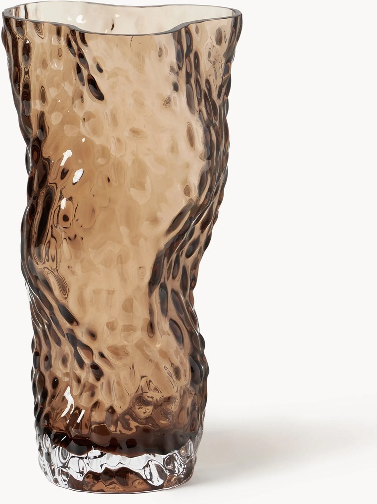 Jarra de vidro artesanal Ostrea Rock, Alt 30 cm