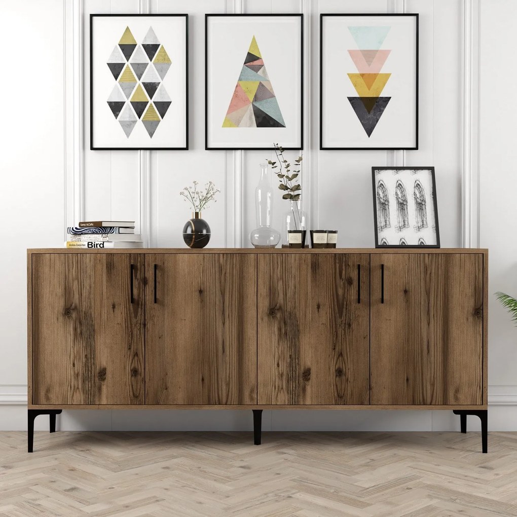 Console Kiev – Walnut – 180x78x35 cm